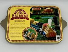 Nordic Ware Nonstick 3D TRAIN Railway Cake Pan 9 Cavity 5 Cup USA BRAND NEW L@@K picture