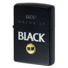Out of Print Vintage Zippo 2001 UCC Coffee Unsweetened Black picture