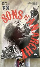 Kurt Sutter autographed signed autograph Sons of Anarchy 2010 SDCC poster (JSA) picture