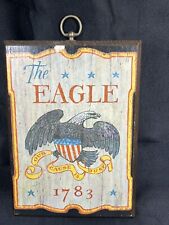 VTG THE EAGLE 1793  American crest  Plaque Bar Sign Tavern Massachusetts picture