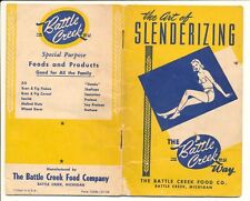 Weight Loss Booklet. Slenderizing the Battle Creek Way picture