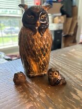 Vtg Ceramic Owl  family made in Japan picture