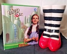 VINTAGE WIZARD OF OZ RED SHOES/RUBY SLIPPERS COOKIE JAR With origional box picture