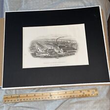 Steel Engraving: Wason Manufacturing Company Railway Car Builders Springfield MA picture