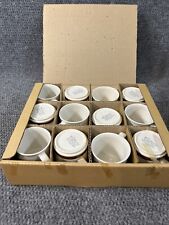 (12) Vintage The Woodhaven Collection Dinner Stoneware Coffee Cups Set MCM picture