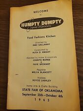 1965 Oklahoma State Fair - HUMPTY DUMPTY SUPER MARKETS Recipe Booklet picture