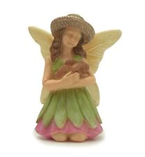 Miniature Dollhouse Fairy Garden Kneeling Fairy Holding Bunny - Buy 3 Save $5 picture