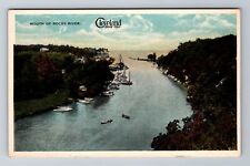 Cleveland OH-Ohio, Mouth of Rocky River, Antique Vintage Souvenir Postcard picture