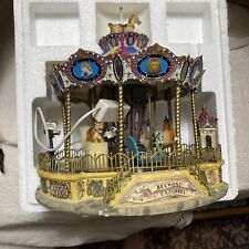 Lemax Village Collection BELMONT CAROUSEL Animated Musical Light RARE Vintage 94 picture