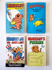 Heathcliff Comics Lot of 4 Books, The Best of Friends, All American, Puzzlers picture