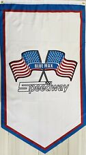 SPEEDWAY Blue Max Snowmobiles 3x5ft FLAG BANNER MAN CAVE GARAGE 100% Polyester picture