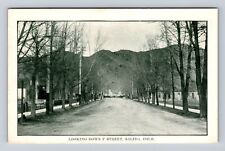 Salida CO-Colorado, Looking Down F Street, Antique Vintage c1911 Postcard picture