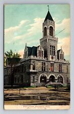 Springfield, MA-Massachusetts, Court House c1908, Vintage Souvenir Postcard picture