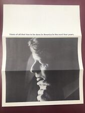 Orig 1968 ROBERT KENNEDY US Presidential CAMPAIGN California Primary Insert picture