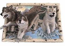 Bradford Exchange The Force Of Living Print 3D Wolves Wall Art Rare picture