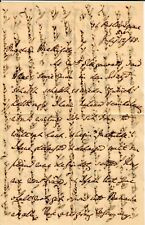 RARE “Irish Meteorologist” Robert Henry Scott Hand Written Letter Dated 1868 picture