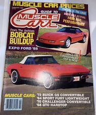 Guide To Muscle Cars Magazine February 1989 picture