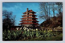Reading PA- Pennsylvania, The Pagoda, Antique, Vintage Souvenir Postcard picture