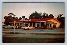 Port Orange FL, Plaza Restaurant, Florida c1970 Vintage Postcard picture