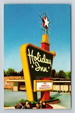 Sturgis MI-Michigan Holiday Inn Family Antique c1973 Vintage Souvenir Postcard picture