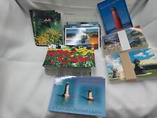 Huge Postcard lot approx 400 total Muskegon Holland Mackinaw City Space Center picture