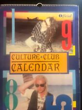 1985 Culture Club & Boy George Official Calendar 12