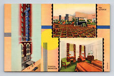c1937 Hotel Chicagoan Multi View Chicago Illinois IL Roadside America Postcard picture