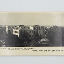 Palestine 1946 Tel-Aviv Israel Hotel Palatine Herzlia Jewish ocean Austria old picture