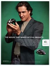 2004 Logitech Mx Laser Print Ad, The Mouse That Makes Optical Obsolete Freedom picture