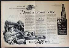 Vintage 1930s Schlitz Beer Ad picture