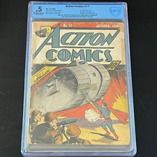 Action Comics #17 (1939) CBCS 0.5 ⭐ 6th Superman Cover ⭐ Golden Age DC Comic picture