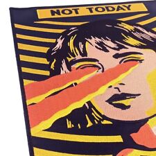 Not Today Large Size Back Embroidery Patches Iron on patch for clothes Jackets picture