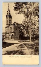 Cambridge MA-Massachusetts, Harvard University, Appleton Chapel Vintage Postcard picture