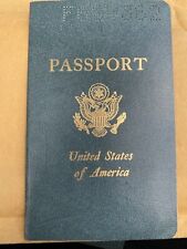 Vintage 1965 United States Of America DOS Cancelled Passport M Flanagan/Family picture