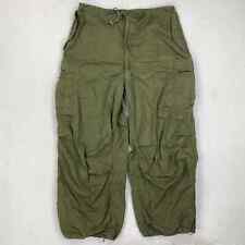 Vintage M-1951 Arctic Shell Trousers Pants Size Medium Long Green US Army Marine picture
