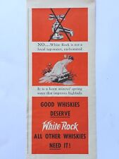 1939 vintage White Rock soda print ad, White Rock is not a local tap water.  picture