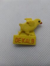 Vintage DeKalb Corn Seed Give Away Plastic Pin Chicken Farming Illinois Hat Pin picture