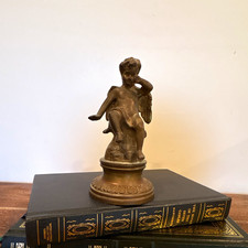 Vintage Bronze Crying Angel / Cherub / Putto, Maitland Smith Design, India picture