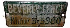 Vintage Original Tin Advertising Fence Company Sign Chicago picture
