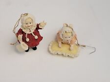 Ashton Drake Heirloom Miniature Baby Doll Ornaments Lot of 2 Ornaments picture