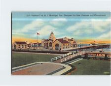 Postcard Municipal Pier Ventnor City New Jersey USA picture