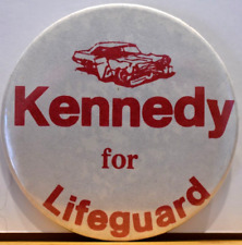 1980 Anti Ted Kennedy For Lifeguard Chappaquiddick Accident Candidate Pinback #5 picture
