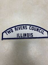 Two Rivers Council Sea Scout White & Blue WBS Council Strip picture