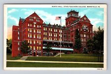 Mansfield PA-Pennsylvania, State Teachers College, North Hall, Vintage Postcard picture