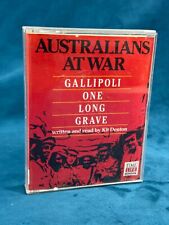 Australians At War - Gallipoli One Long Grave - Kit Denton  Audiobook Tape picture