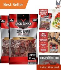 Beef Jerky - Paleo Friendly, 13g Protein, Artificial Sweetener-Free - Pack of 2 picture