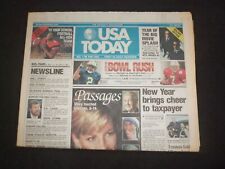 1997 DEC 31 - 1998 JAN 1 USA TODAY NEWSPAPER - NEW YEAR TAXPAYER CHEER - NP 7898 picture