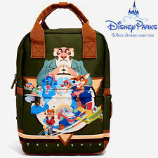 🔥Loungefly Disney TaleSpin Mini Canvas Backpack Bag Baloo Kit Wildcat 90s RARE picture