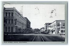 1946 View Of Main Street Park Hotel Butte Hotel Chico California CA Postcard picture