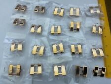 Police Law Enforcement Captain Gold Metal Bars 1 inch size Double pin 20 pieces picture